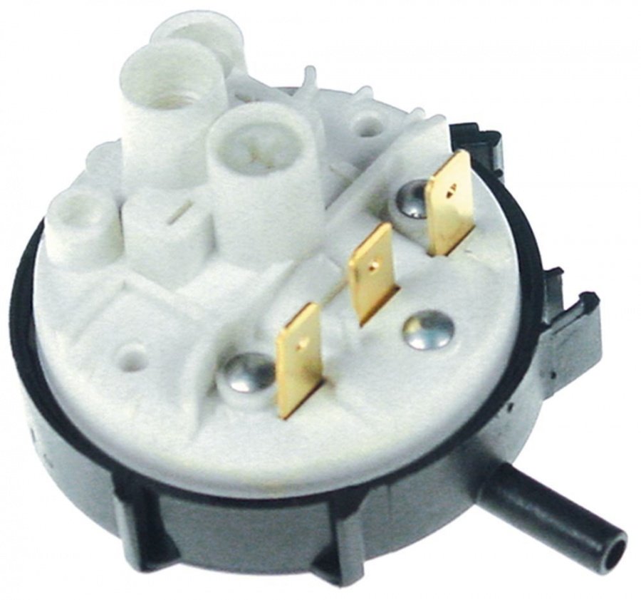 Presostat de nivel 28/12 mbar, ø 58 mm, racord furtun ø 6 mm - 541045