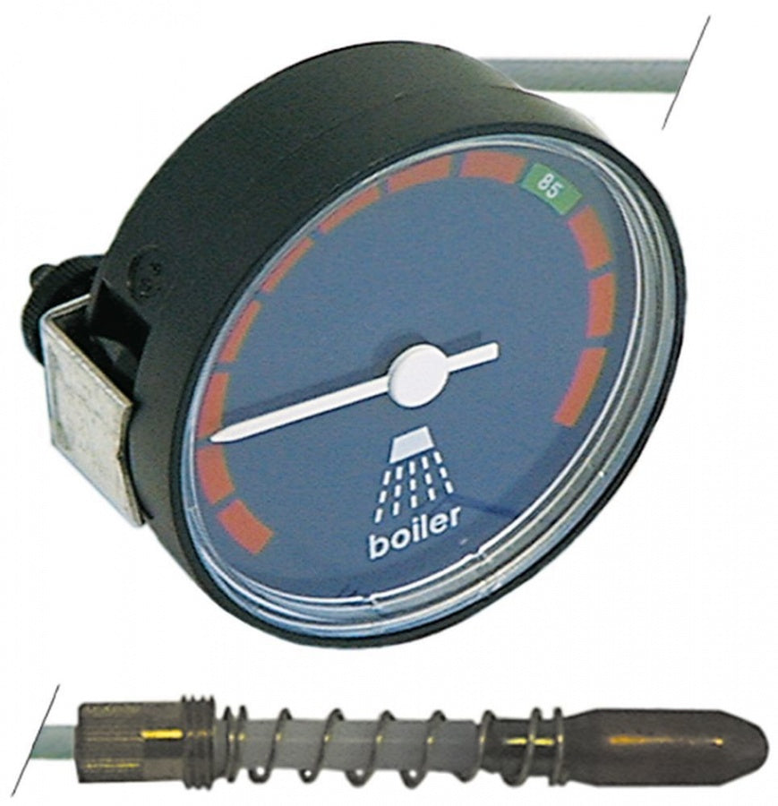 Termometru 0 +85°C, montare ø 60 mm, bulb ø 6x13 mm, capilar 2500 mm - 541056