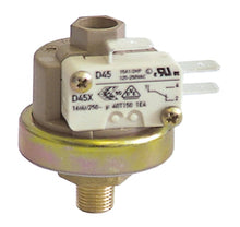 Presostat XP110, D45X presiune reglabila 0,5 - 1,2 bari, diametru ø 38 mm, filet 1/8" mm - 541089