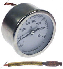 Termometru ø 52 mm, +50+350°C, bulb ø 6,5 x 25 mm, capilar 1500 mm - 541090
