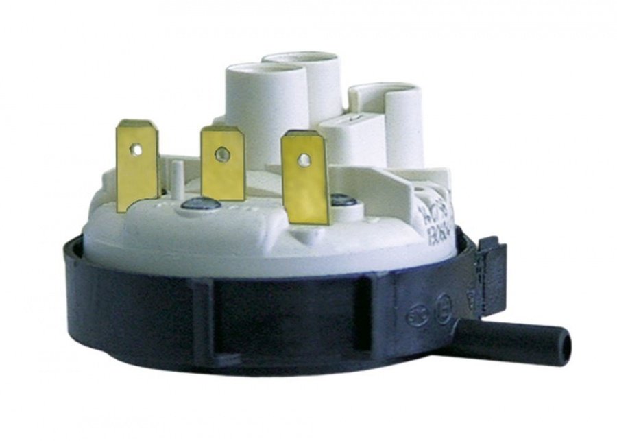 Presostat ø 58 mm, 75 / 35 mbar, racord furtun ø 6 mm, contact 16 A, 250 V - 541141