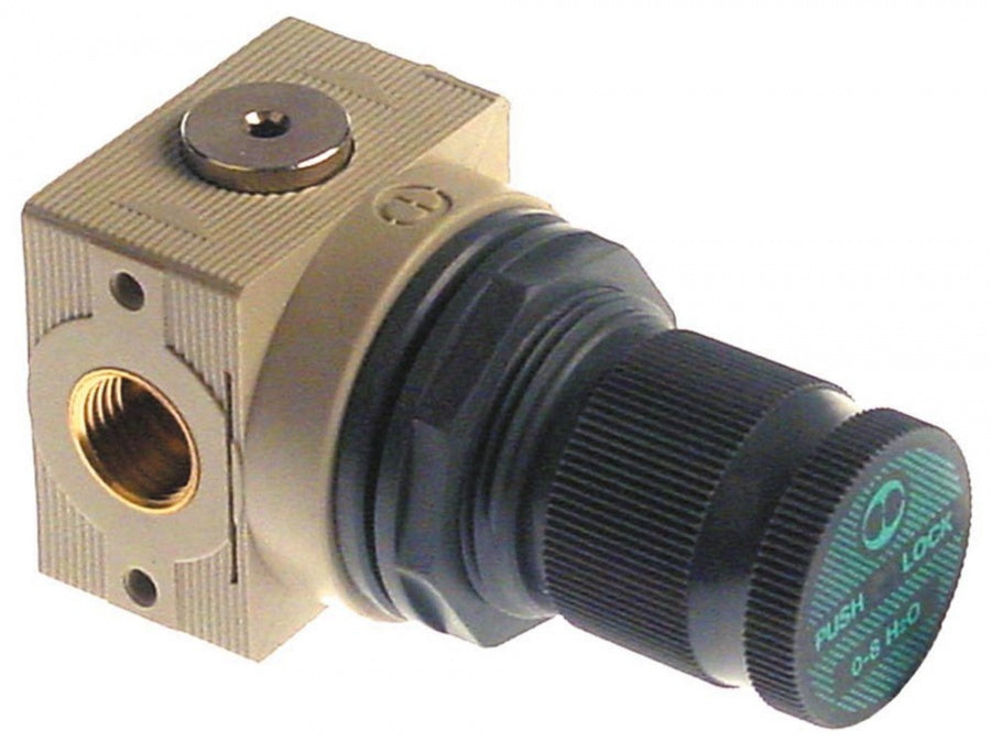 Microregulator de presiune apa, racorduri 1/4", 0-8 bar, p.max.13 bar, t.max. 50°C, pentru cuptor Gierre - 541185