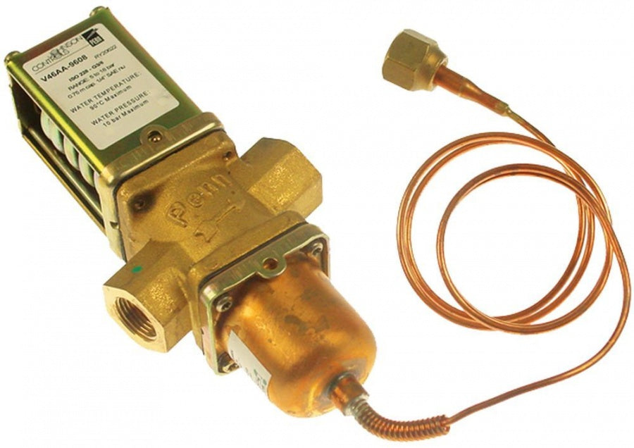 Valva presostatica 3/8", tip V46AA-9608, racord 7/16 UNF (1/4 SAE), regulator debit - 541189