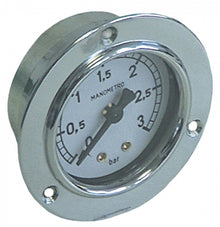 Manometru presiune boiler 0-3 bar, ornament  ø 71 mm, montare ø 52 mm, filet racord ø 1/8" - 541200