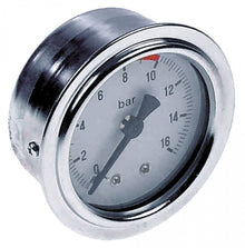 Manometru presiune pompa 0-16 bari, filet racord 1/8", montare ø 53 mm, Gaggia - 541215