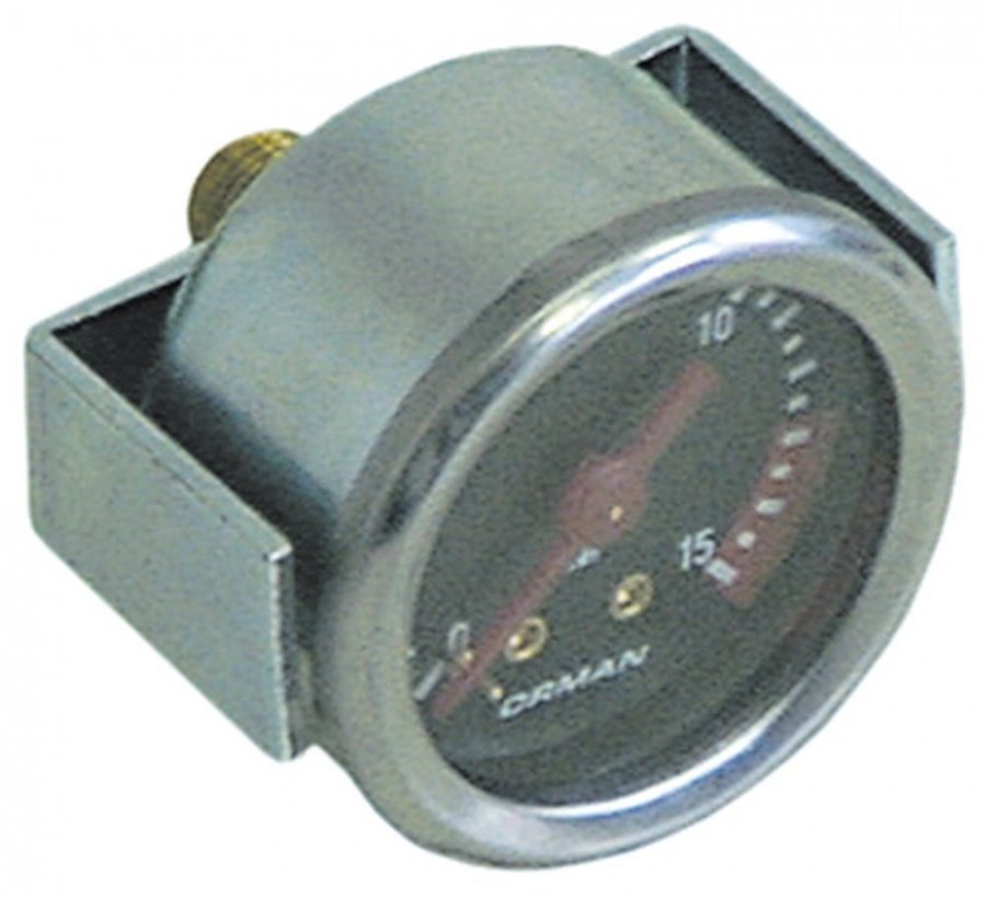 Manometru presiune pompa 0-15 bari, montare ø 41 mm, racord 1/8" - 541228