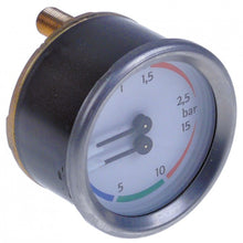 Manometru scala dubla 0-2,5 / 0-15 bar, montare ø 60 mm racorduri 1/8" - 541233