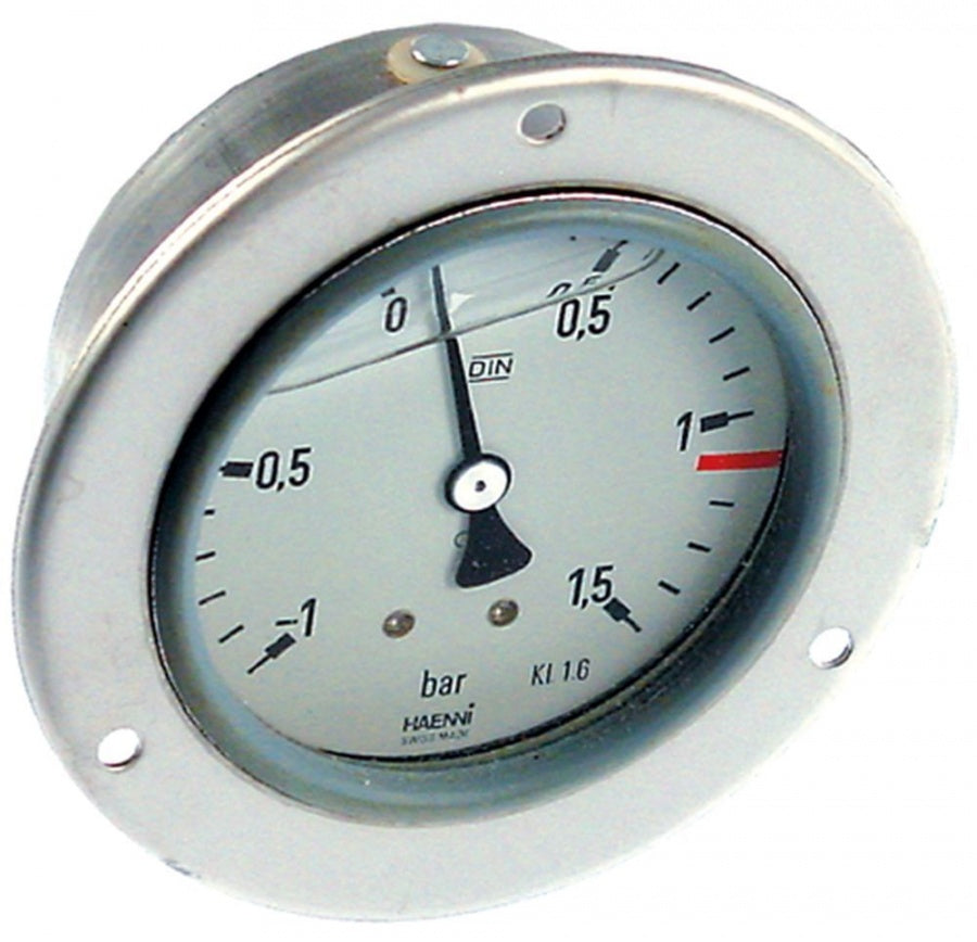 Manometru -1+1,5 bari, montare ø 60 mm, racord posterior filet 1/4" - 541337