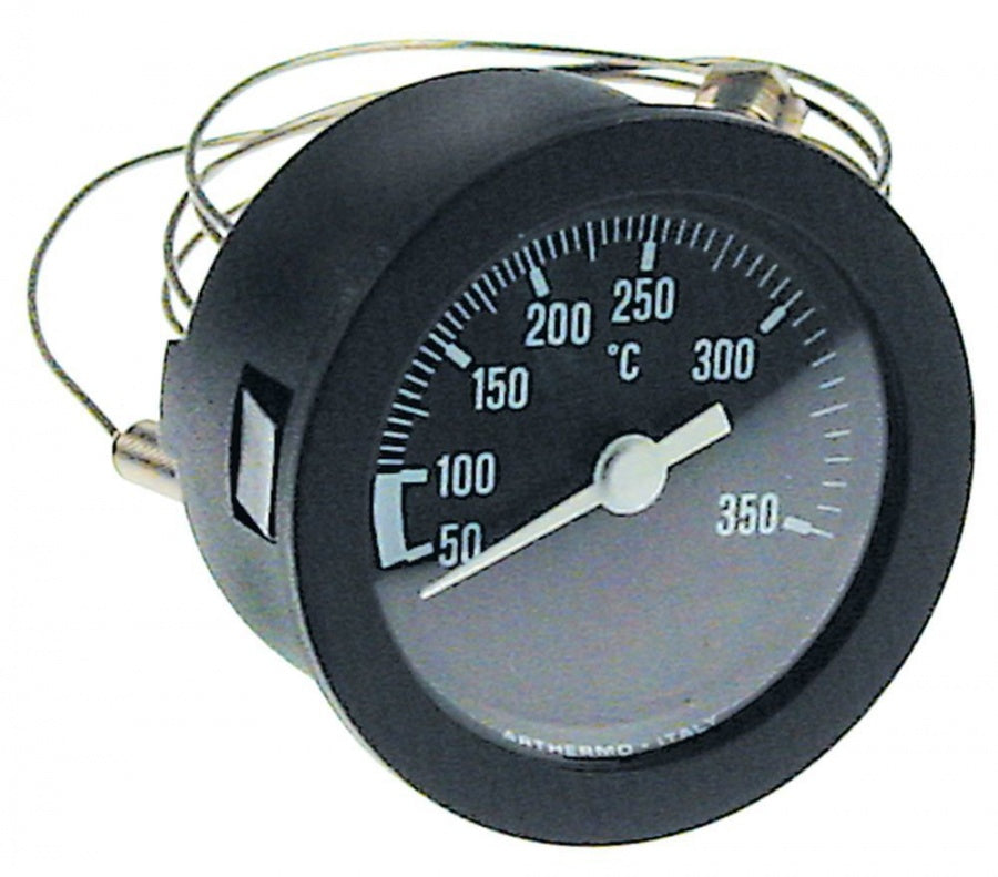 Termometru +50+350°C, bulb ø 4 x 60 mm, capilar 1000 mm, montare ø 52 mm - 541347