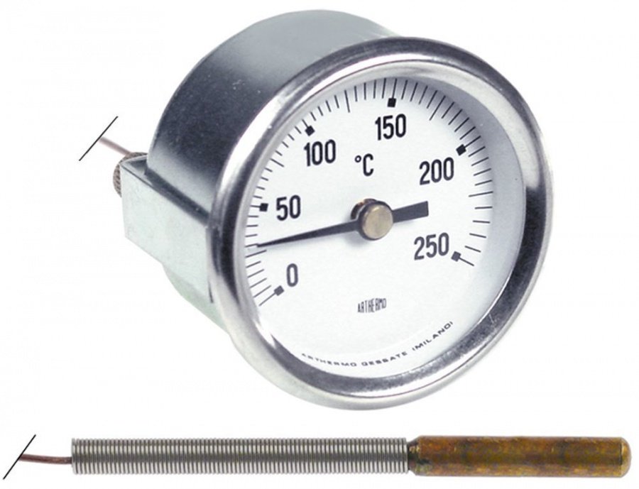 Termometru arthermo 0-250°C, senzor ø 6x21 mm, montare ø 52 mm - 541452
