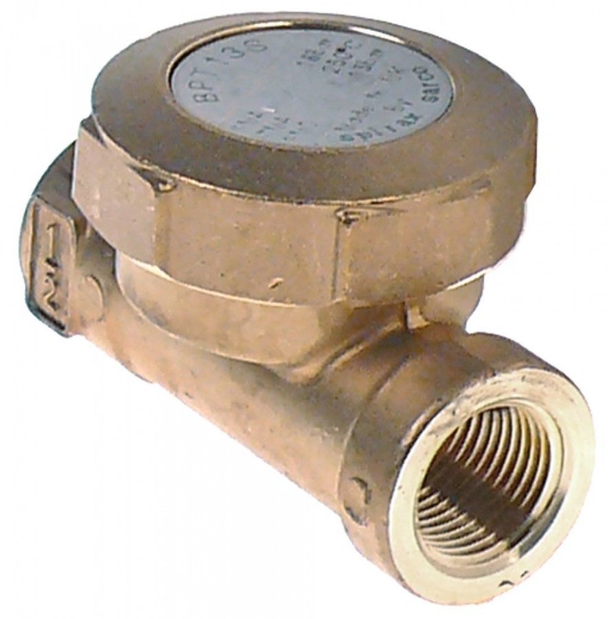thermostatic steam trap 3/4" type BPT13S brass