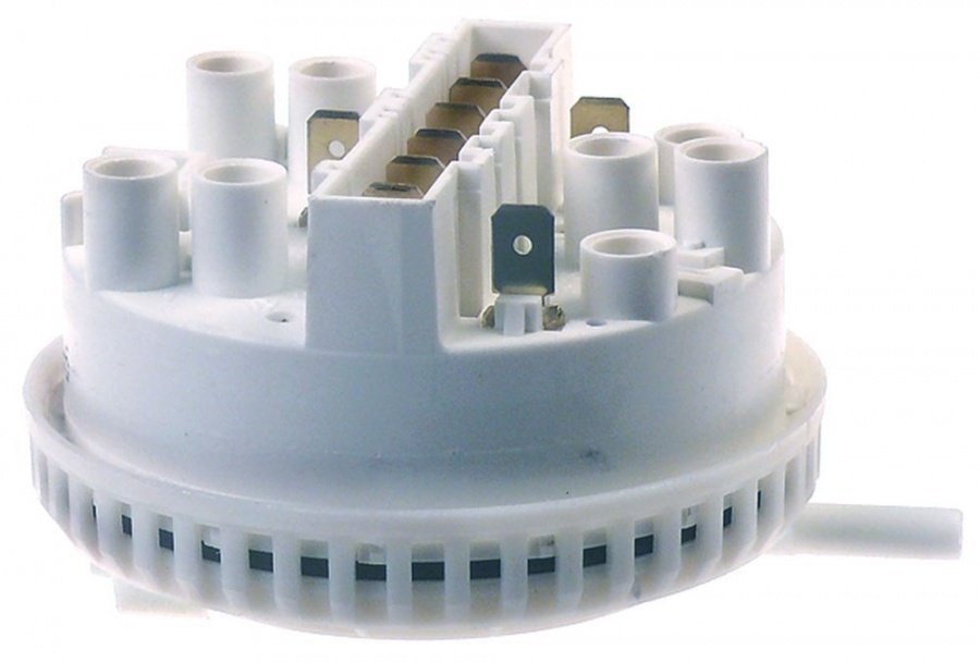 Presostat cu 3 nivele 150 / 95 mbar, 120 / 60 mbar si 40 / 15 mbar, ø 84 mm - 541592