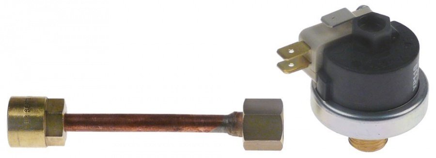 pressure control ø 38mm pressure range 0,5-1,2bar with pipe pressure connection vertical 16A 250V