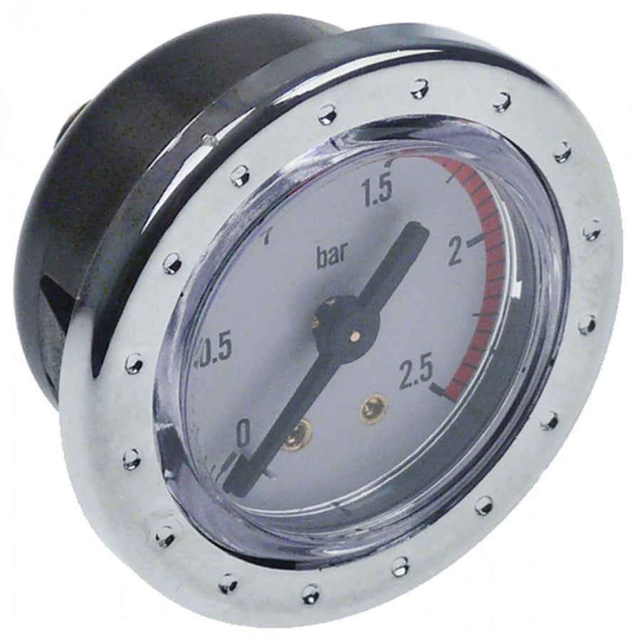 manometer ø 40 mm pressure range 0-2,5bar 1/8" marking 0,5-1,2 connection on the backside - 541702