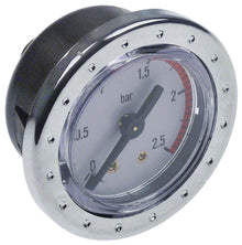 manometer ø 40 mm pressure range 0-2,5bar 1/8" marking 0,5-1,2 connection on the backside - 541702