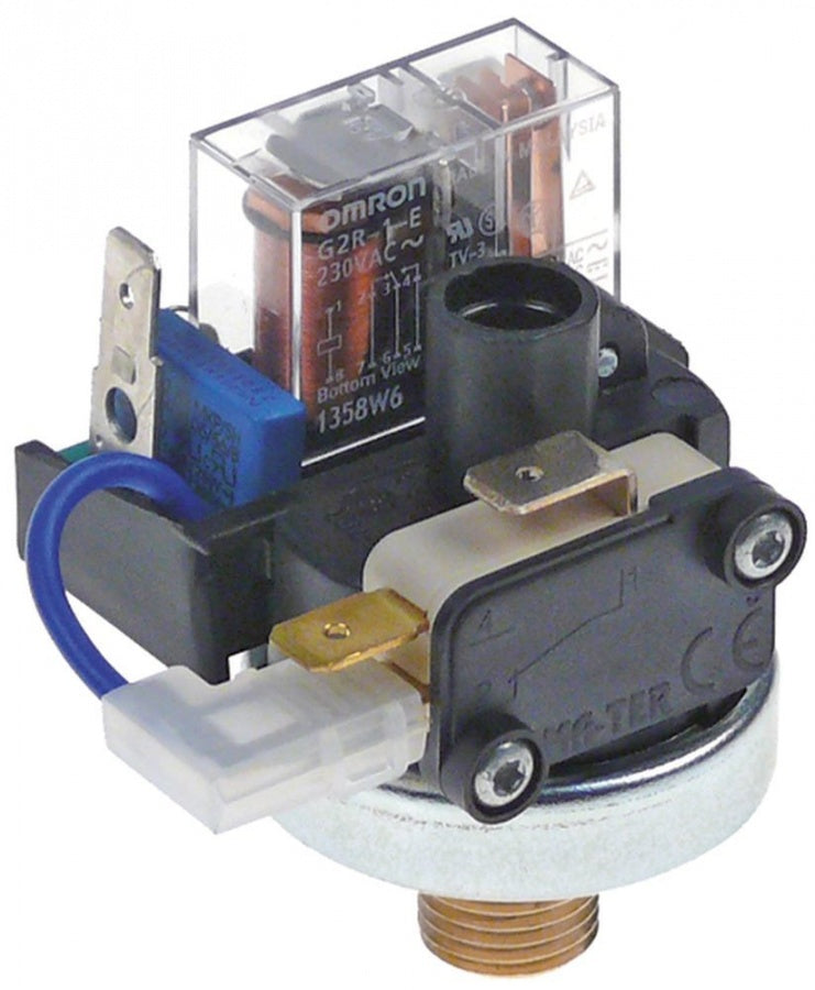 pressure control ø 38mm pressure range 0,5-1,5bar 16A 250V connection 1/4" pressure connection 1/4"
