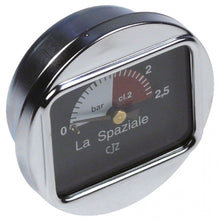 Manometru 0-2,5 bari, montare ø 58 mm, racord 1/4" pe spate, La Spaziale - 541738