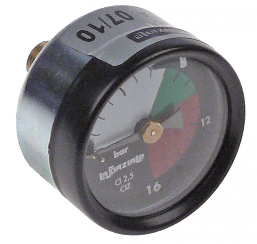 Manometru pompa 0-16 bari, montare ø 42 mm, filet 1/8", La Spaziale - 541740