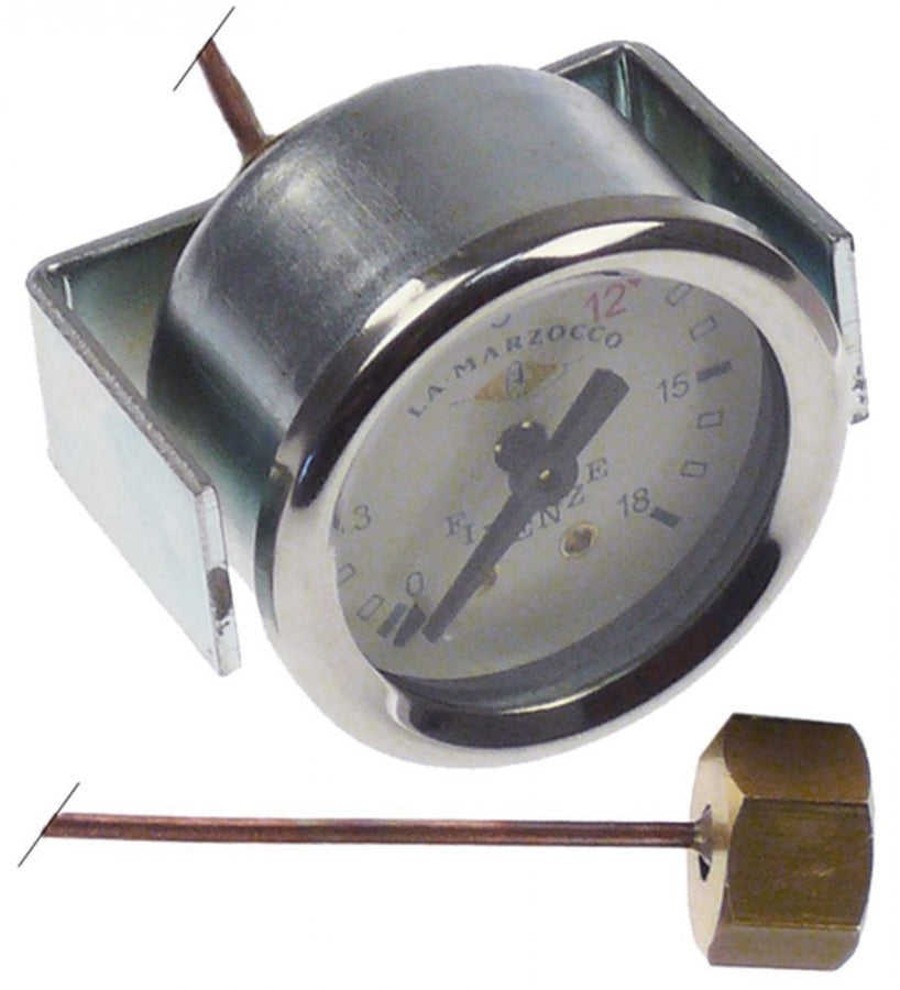 Manometru 0-18 bari, racord 1/8", montare ø 41 mm - 541760