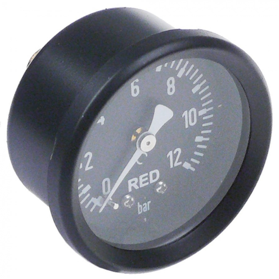 Manometer ø 50mm pressure range 0 up tp 12bar ¼" marking 2-2,4 connection on the backside - 541789