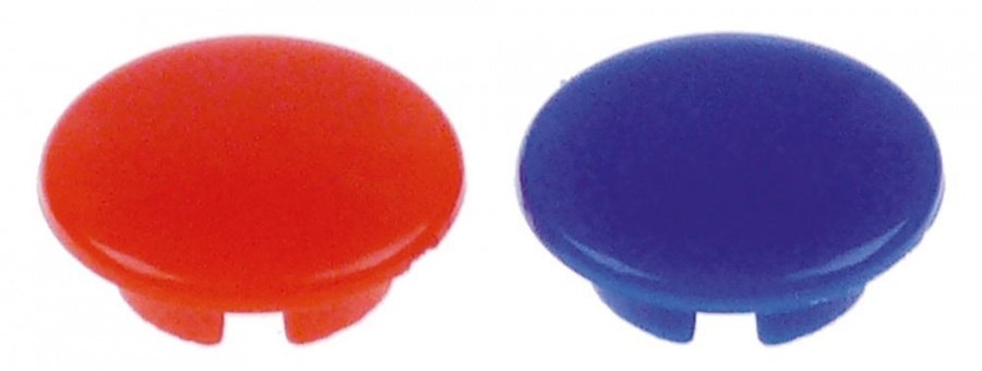 Set de capacele indicatoare rosu - albastru, pentru robinet - 541852