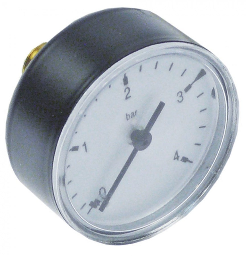Manometer ø 51mm pressure range 0 up tp 4bar ¼" marking 3 connection on the backside - 541865