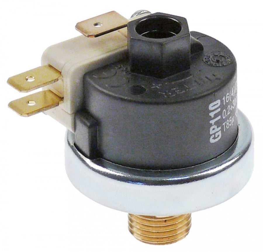 pressure control pressure range 200-3000mbar connection 1/4" ø 38mm 250V 1CO 16A MA-TER - 541977