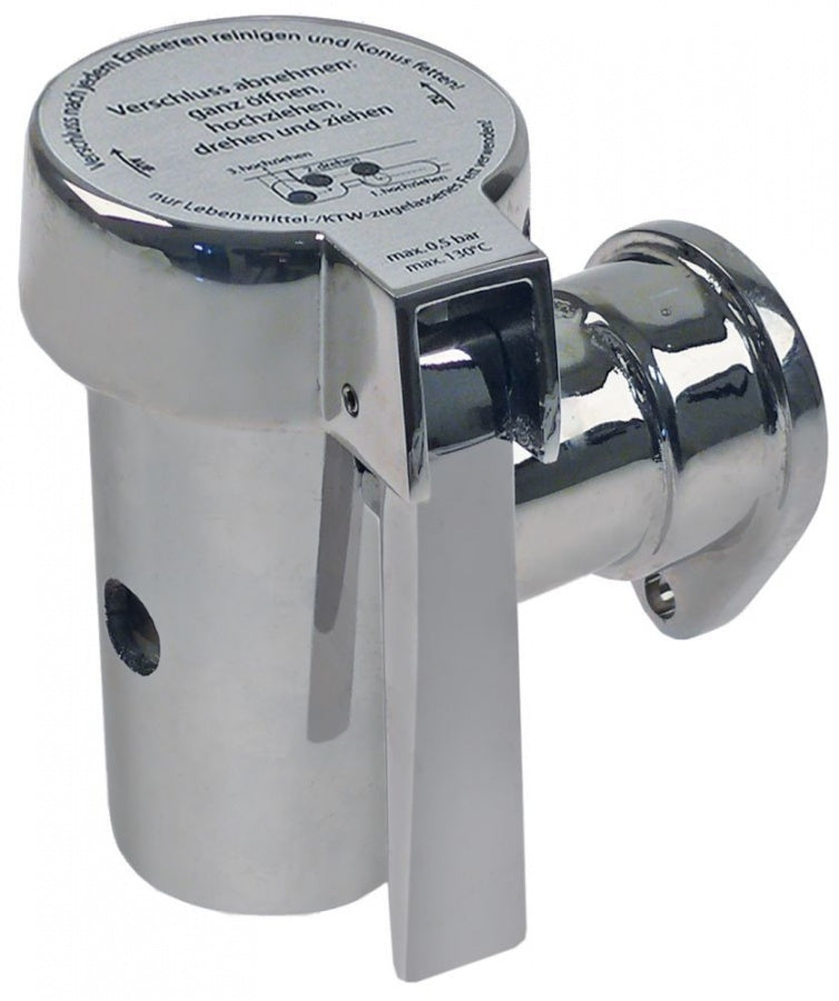 robinet de golire (canea) ø 47mm cu etanșare conică A 101mm B1 54mm B2 127mm alpaca