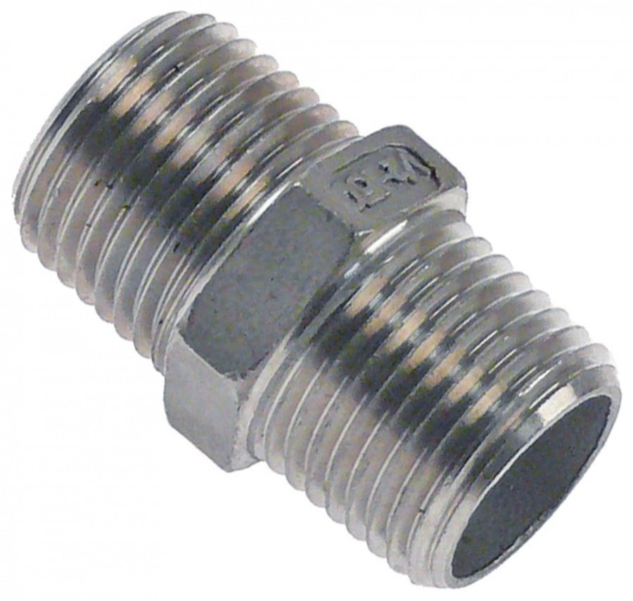 Niplu de INOX filete 1/2" - 542149