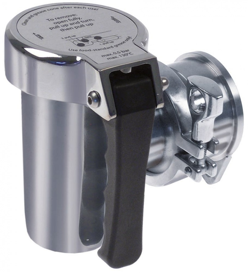 robinet de golire (canea) ø 59mm cu etanșare conică A 120mm B 52mm alamă cromată