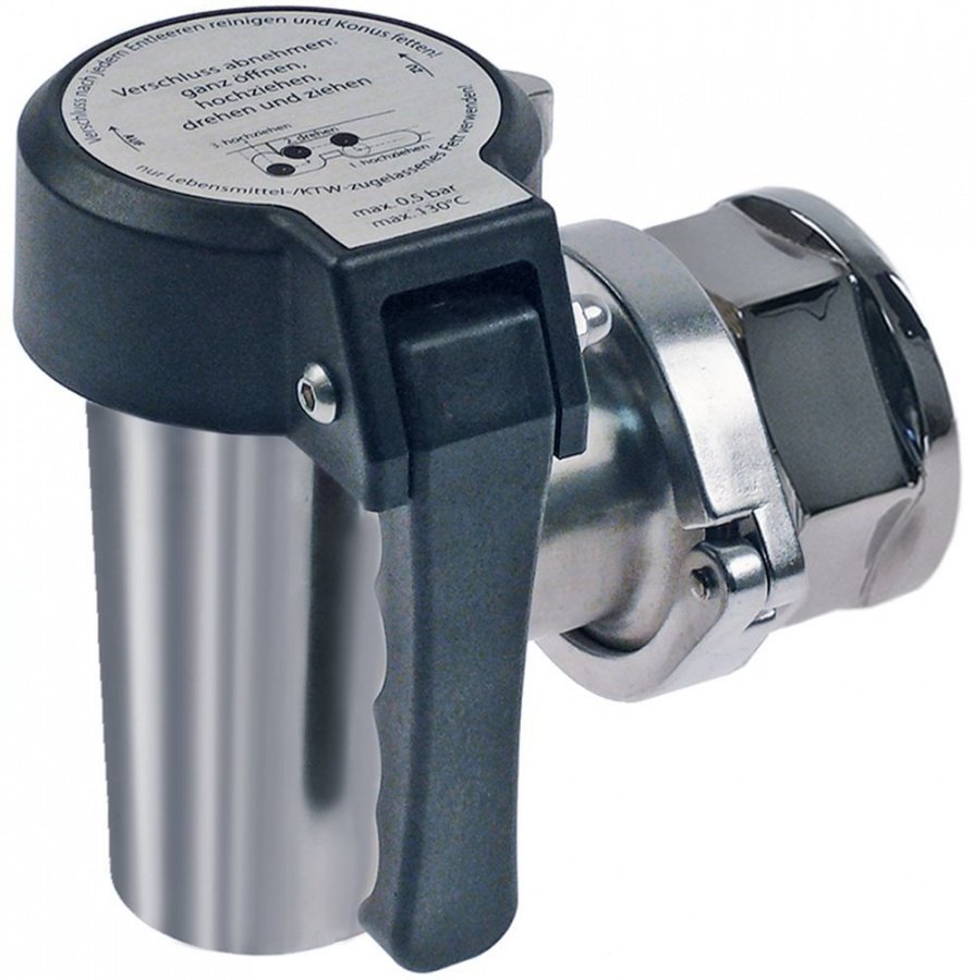 Robinet de golire, filet racordare 2", cu olandeza libera, pentru montare, etansare cu garnituri - 542290