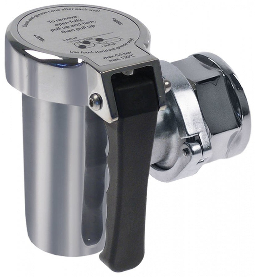 Robinet de golire - canea marmita, etansare conica, filet racordare 2", cu olandeza libera, pentru marmita - 542292
