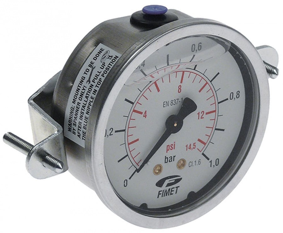 manometru ø 63mm interval de presiune 0 până la 1bar 0 până la 14,5