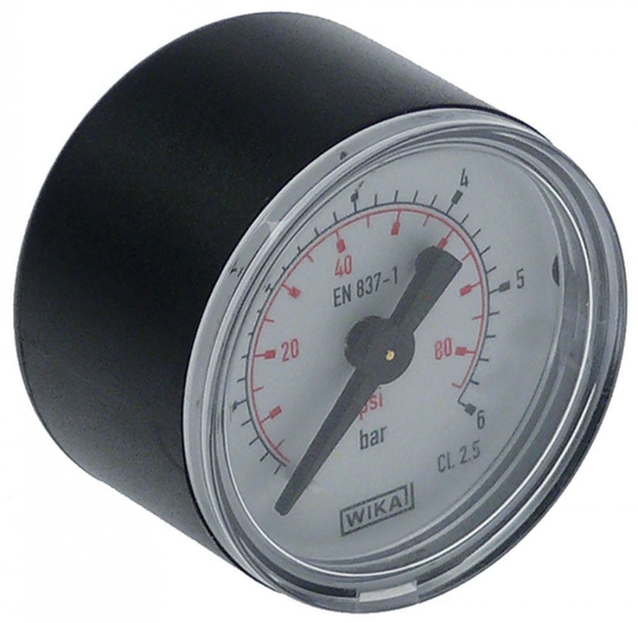 Manometru 0-6 bari, ø 40 mm, racord pe spate central, filet 1/8" - 542449
