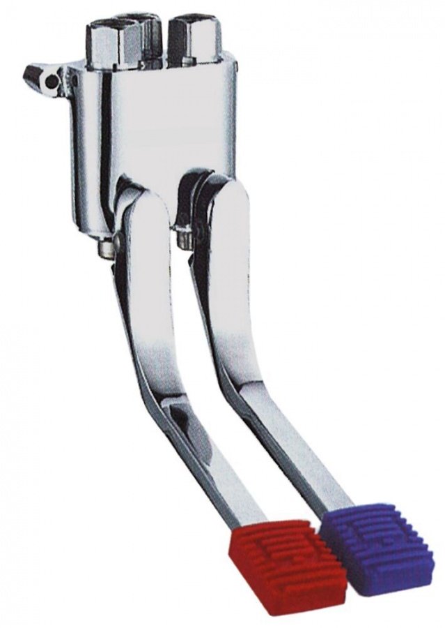 Robinet tip pedala pentru apa rece si calda, racorduri 1/2" - 542552
