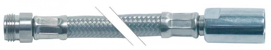 shower hose connections 1/2" L 1200mm rotary operating pressure 10bar SS burst pressure 90bar