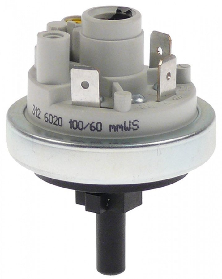 Presostat de nivel 100/60 mbar, racord 6 mm, ø 45 mm - 543019