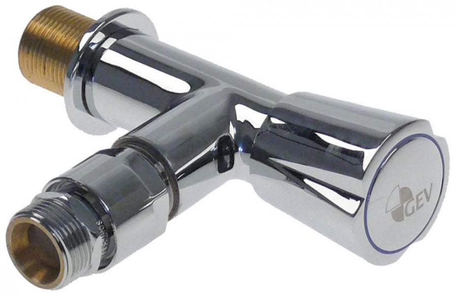 Robinet unghiular intrare 3/4" ieșire 3/4" cu aerator țeavă cap robinet cu ungere 3/4" - 543291