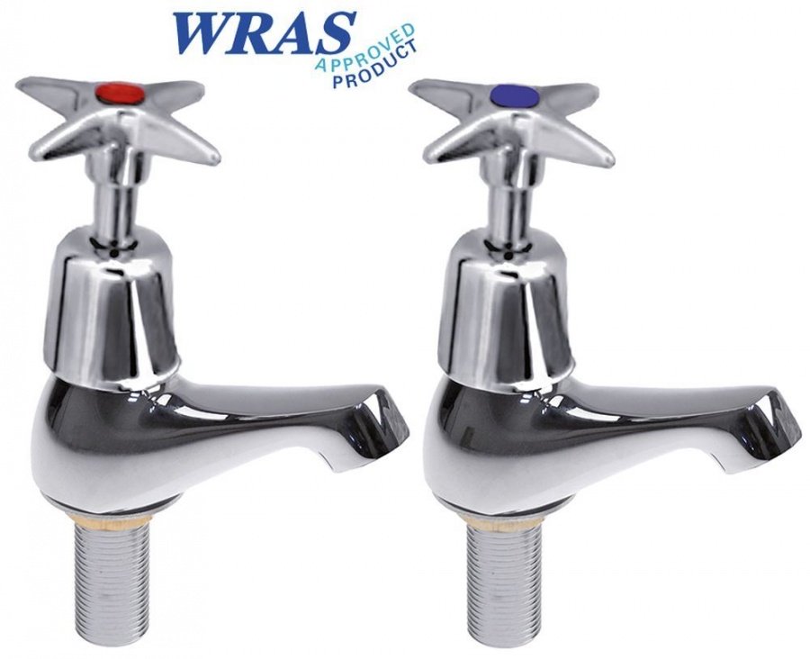 Pereche de robineți verticali coloană robinet ceramic 1/2" lungime de scurgere 85mm - 545960