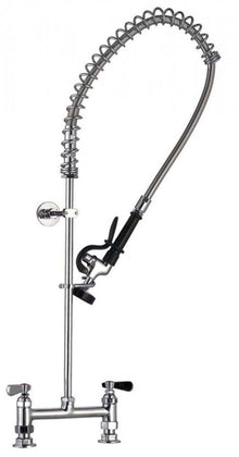 pre-rinse unit with bridge mixer tap head 1/2" without swivel tap 1/2" lever handle