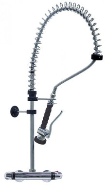 Pre-rinse unit with wall-mounted thermostatic tap without swivel tap connection 1/2" CLASSIC - 547367