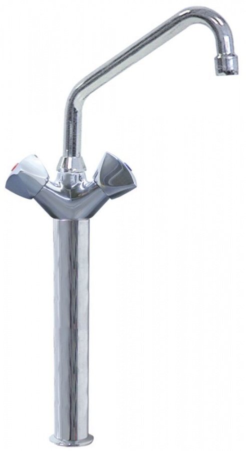 monobloc tap tap head 1/2" spout length 300mm spout height 540mm hose connector 1/2"