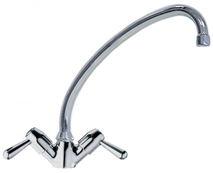 Baterie monobloc cu robineti ceramici 1/2", picurator L 250 mm - 547831