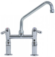 Baterie cu robineti ceramici, picurator rotativ L 250 mm, racorduri 1/2" - 548067