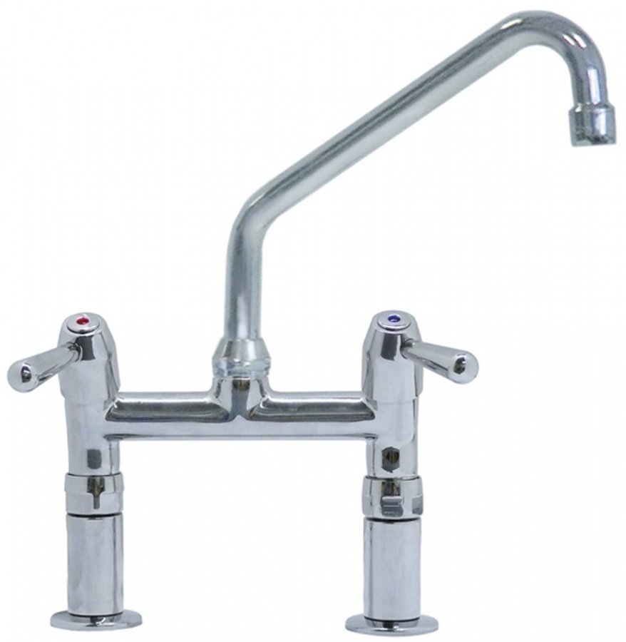 Robinet tip punte cu picurător L 300mm cap ceramic 1/2" 90° racorduri 1/2" - 548068