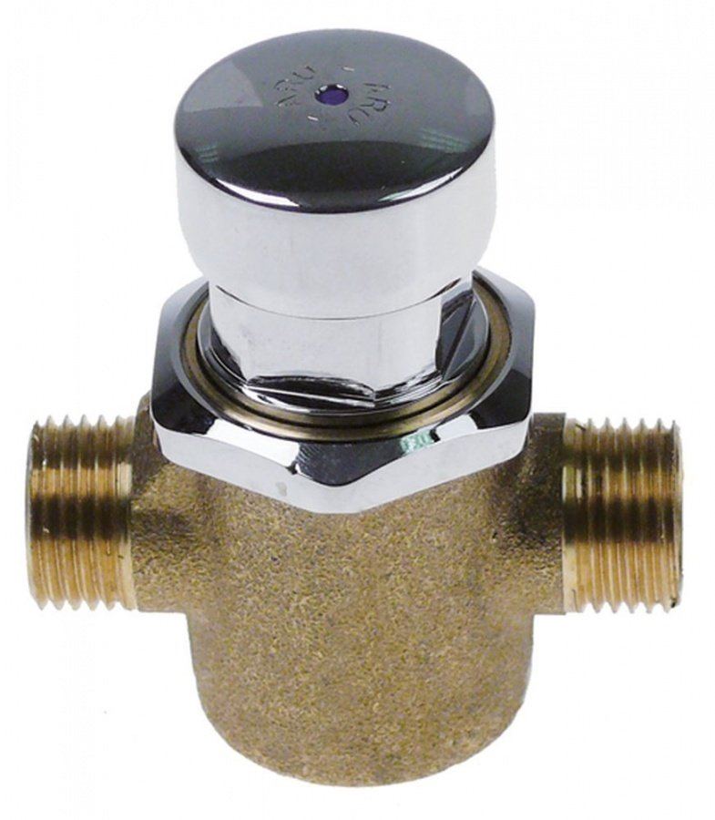 Robinet cu inchidere automata dupa 15 secunde, racorduri 1/2", L 68 mm - 548397