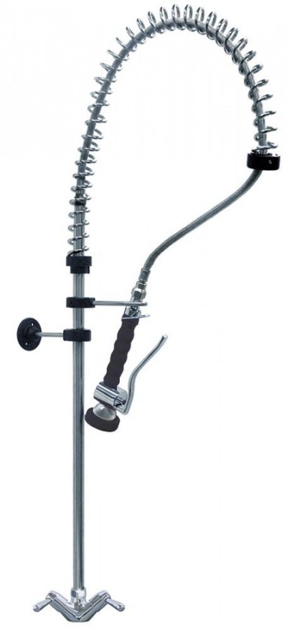 Pre-rinse unit with monoblock tap ceramic tap head 1/2" 90° without swivel  - 548906