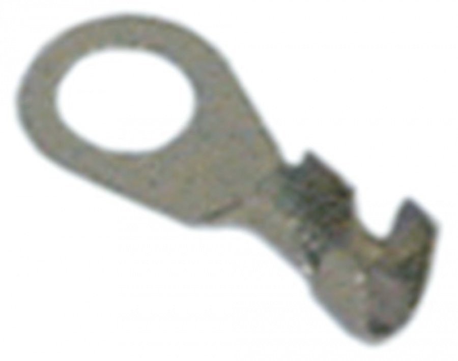Papuci terminali inelari M4 ø 4,3mm pentru conductor 1-2,5mm² din aliaj Fe gal Ni max. 340°C set 100 bucăți - 550008