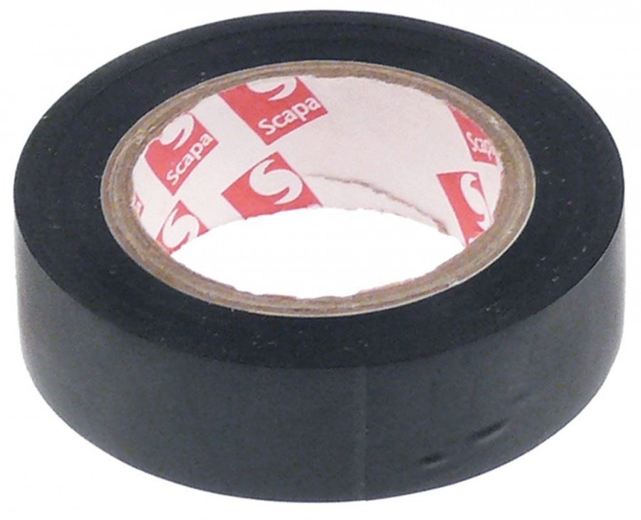 Banda izolatoare neagra, -10 +105°C, latime 15 mm, lungime L 10 m, PVC, conform standard VDE - 550021