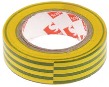 Banda izolatoare galben verde -10 +105°C, latime 15 mm lungime L 10 m, PVC, conform standard VDE - 550032